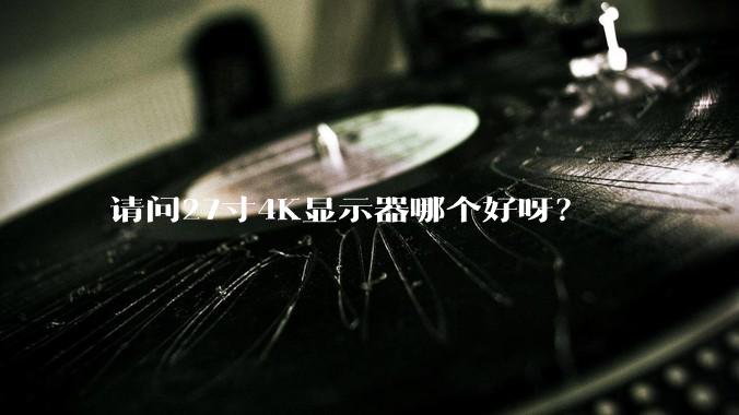 请问27寸4K显示器哪个好呀？